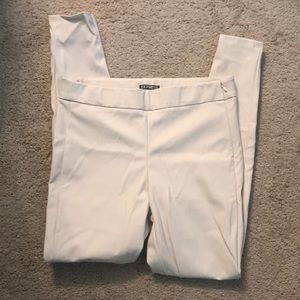 Side zip faux leather pleather pants